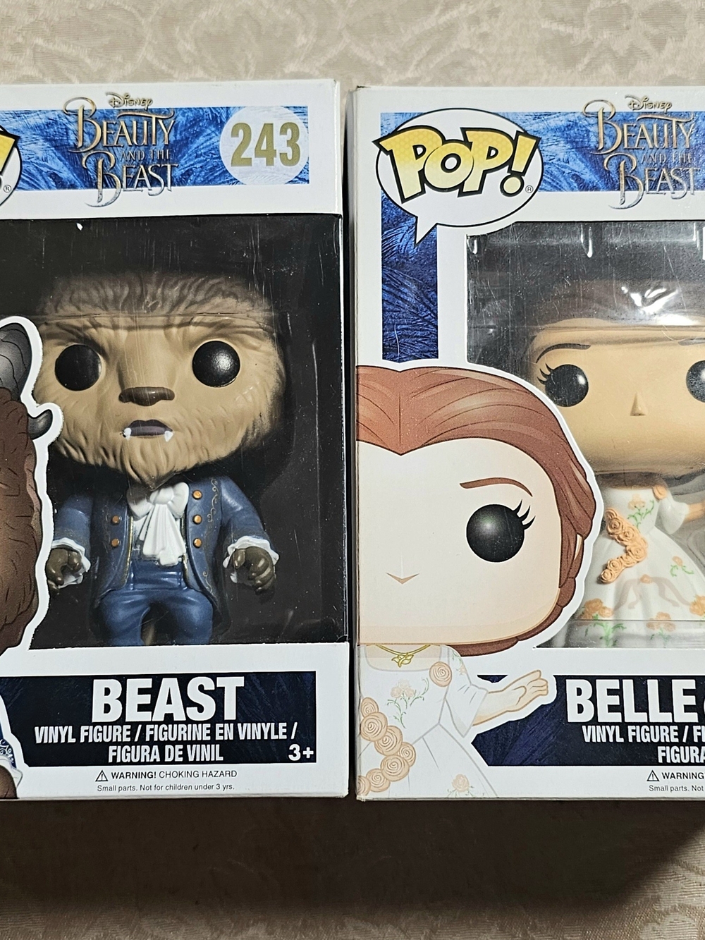 Funko Pop! Disney Beauty and the Beast - Beast & Belle Vinyl Figures (Set)